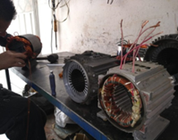 Rebobinado de motores eléctricos